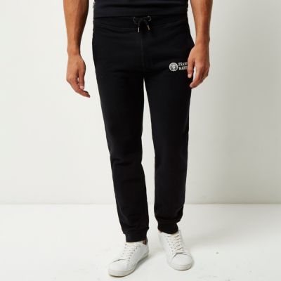 Black Franklin & Marshall print joggers